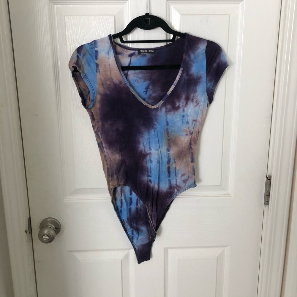 Tie dye bodysuit